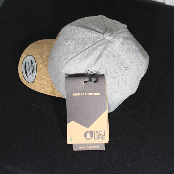 Apparel For Life Picture Outdoor Snapback Hat Gray One Size Yupoong (NWT) - Picture 4 of 8